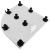 Душевой поддон Cezares TRAY-AS-R-90-30-W 90x90 из искусственного камня