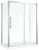 Душевой уголок Cezares LUX-SOFT-W-AH-1-140/100-C-Cr-IV 140x100, профиль хром
