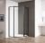 Душевой уголок Cezares ECO-O-P-1-90-C-NERO 90x90, профиль черный