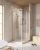 Душевой уголок Cezares RELAX 304 RELAX-304-A-2-80-C-BORO 80x80, профиль золото