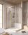 Душевой уголок Cezares RELAX 304 RELAX-304-AH-2-120/90-C-BORO 120x90, профиль золото