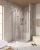 Душевой уголок Cezares RELAX 304 RELAX-304-R-2-90-C-CR 90x90, профиль хром