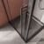 Душевой уголок Cezares LINER-A-1-90-C-NERO-R 90x90, профиль черный