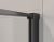 Душевой уголок Cezares LINER-A-1-90-C-NERO-R 90x90, профиль черный