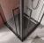Душевой уголок Cezares LINER-A-2-90-C-NERO 90x90, профиль черный