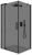 Душевой уголок Cezares SLIDER-AH-1-100-80/90-GRIGIO-GM 80x100, стекло графит, профиль сталь