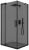 Душевой уголок Cezares SLIDER-AH-1-100-90/100-GRIGIO-NERO 90x100, стекло графит, профиль черный