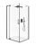 Душевой уголок Cezares SLIDER-AH-1-90-90/100-C-GM 90x90, профиль сталь