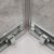 Душевой уголок Cezares MOLVENO-A-22-100+20-C-Cr-IV 120x120, профиль хром