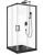 Душевой уголок Cezares MOLVENO-A-22-100+20-C-GM-IV 120x120, профиль сталь