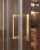 Душевой уголок Cezares MOLVENO-A-22-90+30-C-BORO-IV 120x120, профиль золото