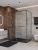 Душевой уголок Cezares LUX-AH-FS-11-130/100-C-GM 130x100, профиль сталь
