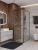 Душевой уголок Cezares LUX-AH-FS-1-80/100-C-GM 80x100, профиль сталь