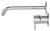 Смеситель для раковины Cezares Leaf LEAF-BLI2-20-L-01-W0 встраиваемый