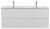Тумба под раковину Cezares DUET-N-1200-2C-SO-2-BL 120x50 подвесная
