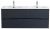 Тумба под раковину Cezares DUET-N-1200-4C-SO-2-GR-P 120x50 подвесная
