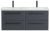 Тумба под раковину Cezares ECO-1200-4C-SO-2-GR-P 120x50 подвесная