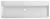Раковина Cezares MOLVENO 46 CZR-MIL-120-LVB 120x46.5, белая глянцевая