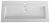 Раковина Cezares CZR-8070-100 101x46, белая глянцевая