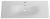 Раковина Cezares MOLVENO CZR-8099-120 121x46, белая глянцевая