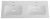 Раковина Cezares ECO CZR-8073-120-2 121x46, белая глянцевая