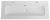 Раковина Cezares ECO CZR-8073-120-1-2 121x46, белая глянцевая