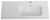 Раковина Cezares DUET CZR-8095-120-R 121x46, белая глянцевая