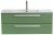 Тумба с раковиной подвесная Cezares Eco-cer-n 120 Фисташковый Софт, раковина белая CZR-8095-120