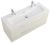 Тумба с раковиной Cezares Eco-cer-n 00-00017271 121x51 подвесная, альпака брашированная