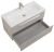 Тумба с раковиной подвесная Cezares Eco-cer-n 100 Серо-бежевый Матовый. Ручки сатин, раковина CZR-8073-100