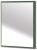 Зеркало с подсветкой Cezares Tiffany 45087 73x90, зеленый матовый