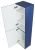 Шкаф-пенал Cezares Eco ECO-1500-2A-SC-SPF-P 40x150, сапфир