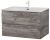 Тумба с раковиной подвесная Cezares Molveno 80 Legno Grigio, раковина белая CZR-8099-80/50