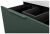 Тумба с раковиной подвесная выдвижными ящиком и внутренним ящиком Cezares Premium 70 Plisse Verde opaco, раковина белая