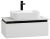 Тумба со столешницей подвесная Cezares Slider 80 Bianco Opaco, столешница SLD-80/48-BO