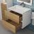 Тумба под раковину Uperwood Barsa 2930205256 60x45 подвесная, белая/дуб сонома