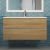 Тумба под раковину Uperwood Barsa 293020533 100x45 подвесная, белая/дуб сонома
