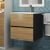 Тумба под раковину Uperwood Barsa 2937205252 50x45 подвесная, черная/дуб сонома