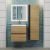 Тумба под раковину Uperwood Barsa 2937205252 50x45 подвесная, черная/дуб сонома