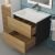 Тумба под раковину Uperwood Barsa 2930205257 60x45 подвесная, черная/дуб сонома