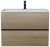 Тумба под раковину Uperwood Barsa 2930205157 70x45 подвесная, черная/дуб сонома