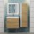 Тумба с раковиной Uperwood Barsa 2930205646 60x45, раковина белая подвесная тумба белая/дуб сонома