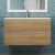 Тумба с раковиной Uperwood Barsa 29830205648 90x45, раковина белая подвесная тумба белая/дуб сонома