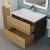Тумба с раковиной Uperwood Barsa 293020547 70x45, раковина белая подвесная тумба черная/дуб сонома