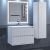 Тумба с раковиной Uperwood Next Premium 3930205165 70x45 подвесная, белая, 2 ящика