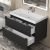Тумба с раковиной Uperwood Tanos 291020254 80x45 подвесная, матовая, черная