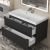 Тумба с раковиной Uperwood Tanos 291020255 90x45 подвесная, матовая, черная