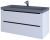 Тумба с раковиной Uperwood Tanos-Classic Quartz 3930421703 100x45, белая графит/бетон