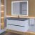 Тумба с раковиной Uperwood Tanos-Classic Quartz 3930421703 100x45, белая графит/бетон