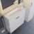 Тумба с раковиной Uperwood Modul 393020557 60x21 подвесная, матовая, белая/графит
